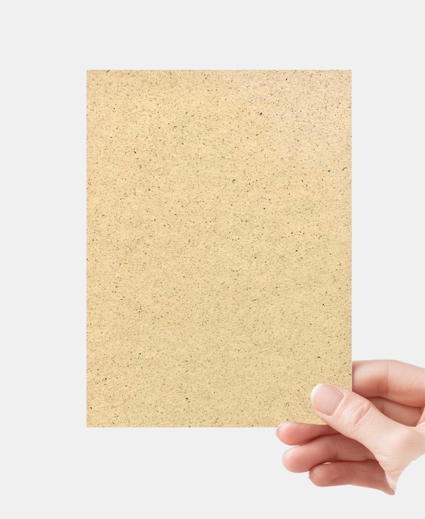 Blanko Karte Graspapier A6 oder. A5, umweltfreundlich