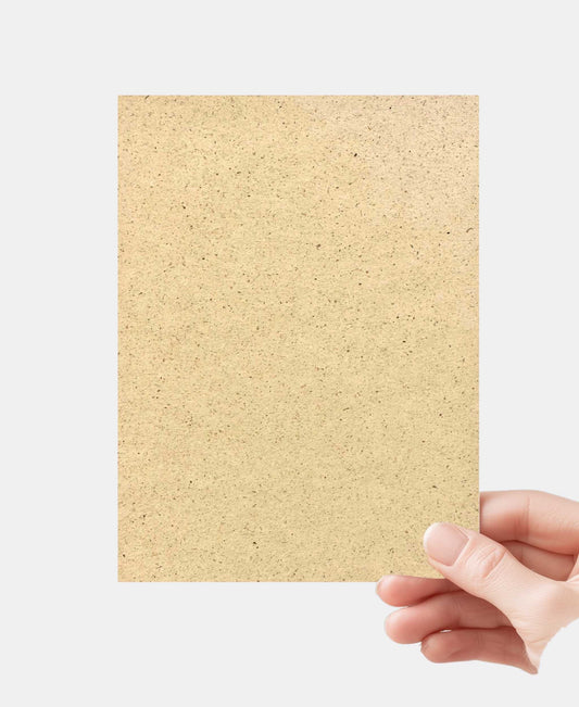 Blanko Karte Graspapier A6 oder. A5, umweltfreundlich