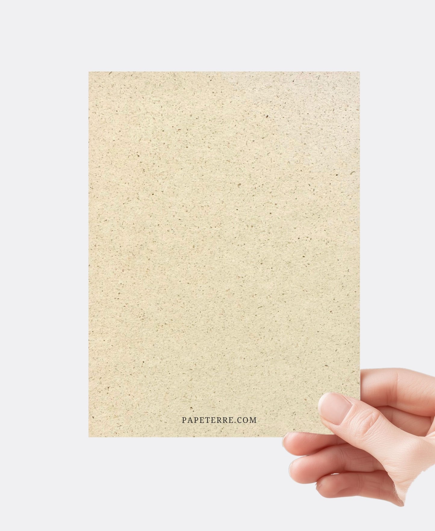 Personalisierte Hochzeitskarte – A6 Postkarte aus Graspapier | minimalistisch & nachhaltig