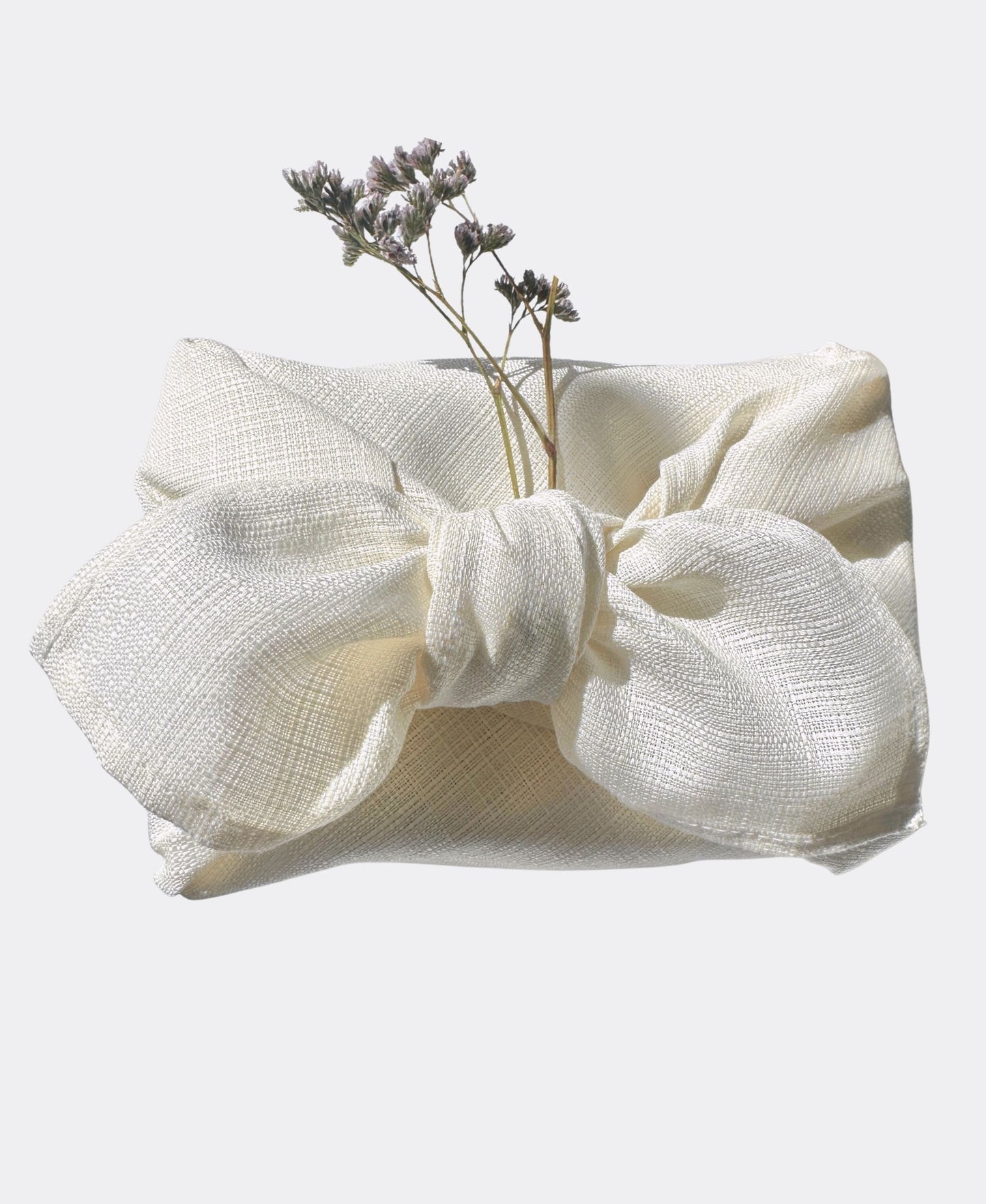 Furoshiki nachhaltige Geschenkverpackung - Ecru S