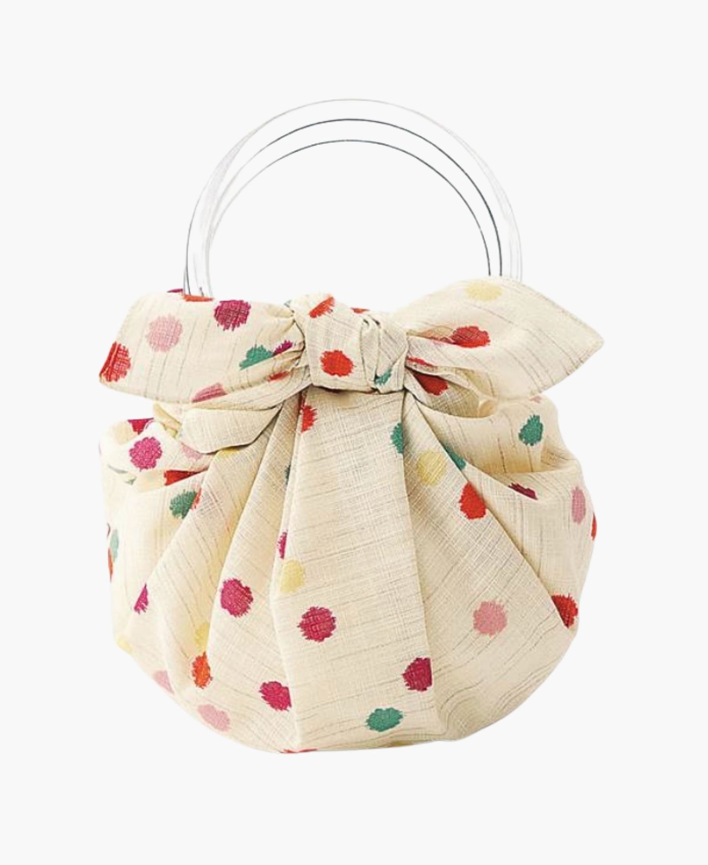 Furoshiki Set mit Taschenringen - Fine Dots