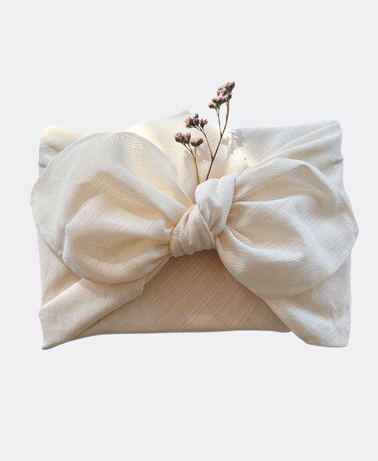 Furoshiki Geschenktuch - Ecru M