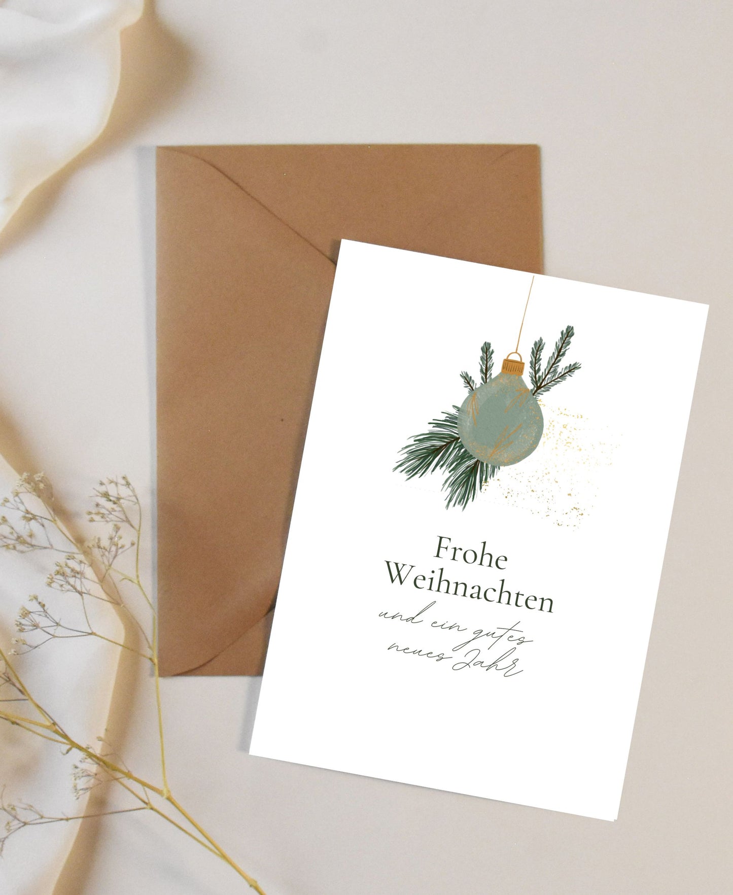 Digitale Weihnachtskarten 2-er Set