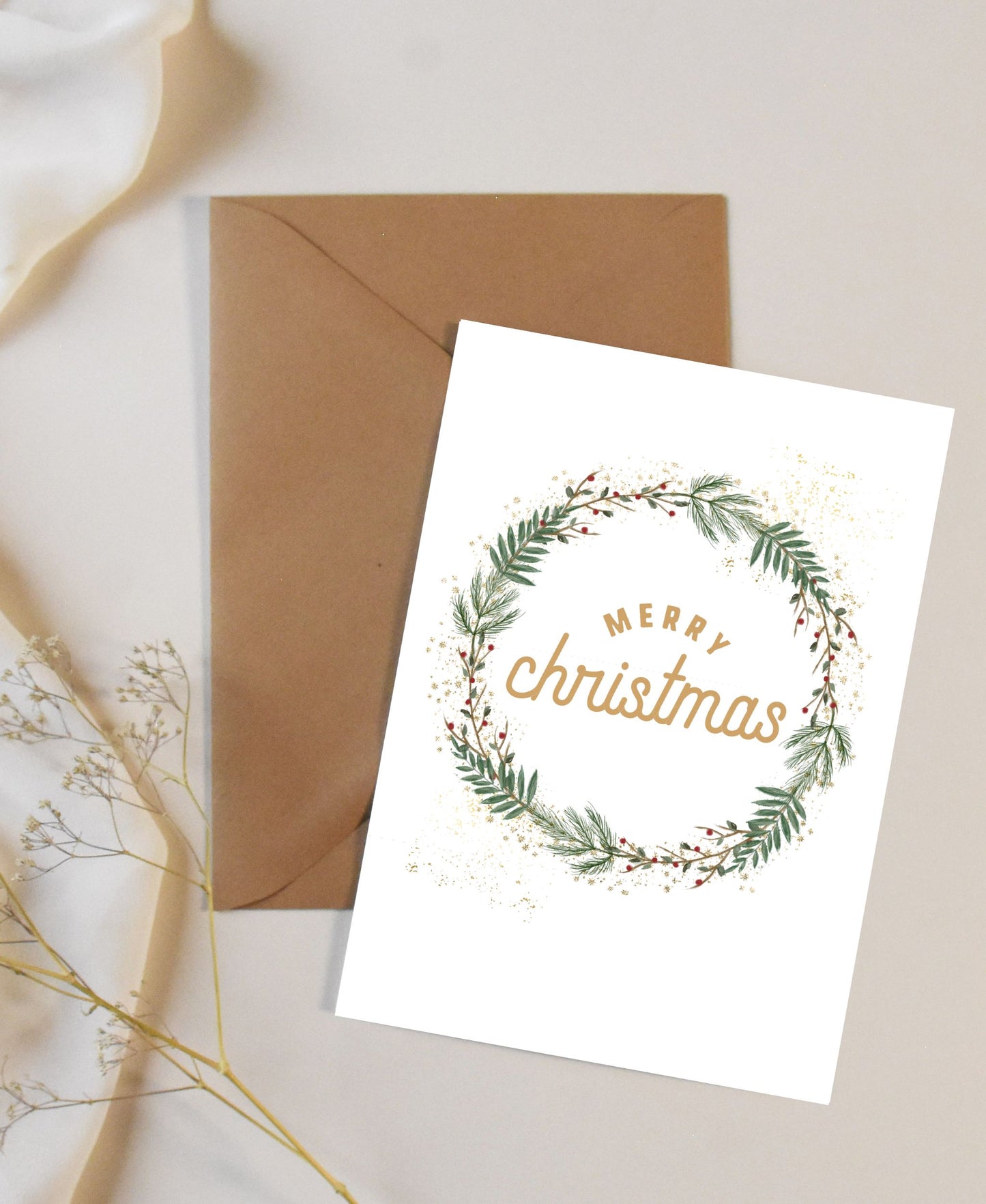 Digitale Weihnachtskarten 2-er Set