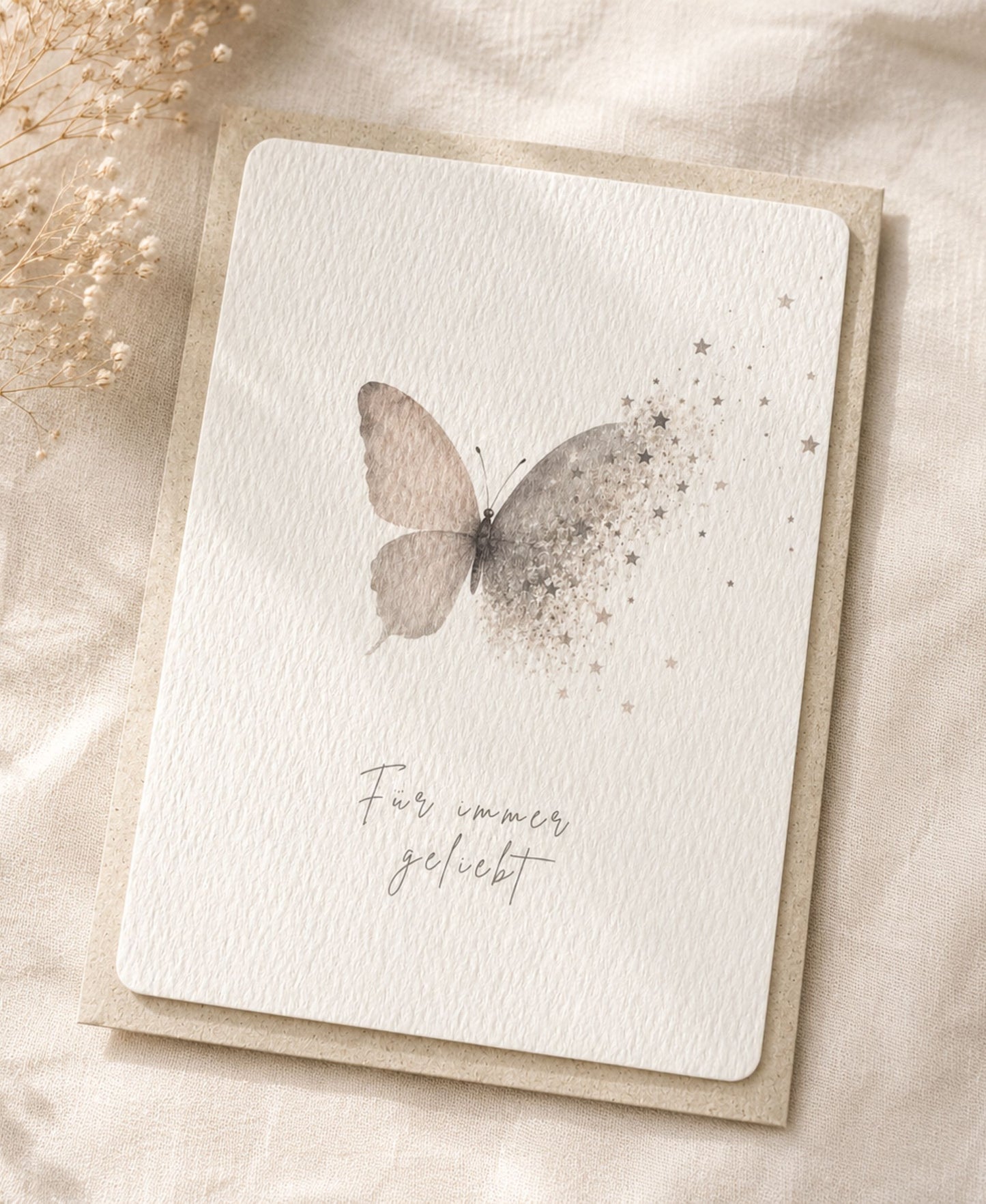 Trauerkarte Schmetterling