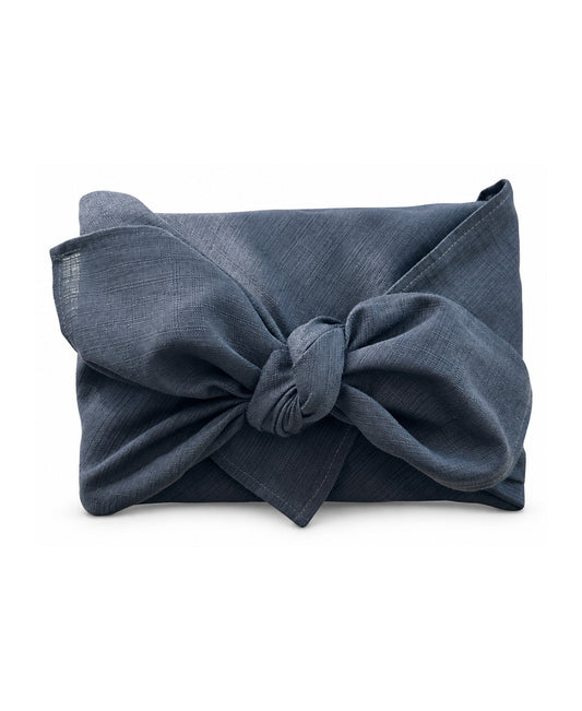 Furoshiki Geschenktuch Dunkelblau M aus Bio-Baumwolle